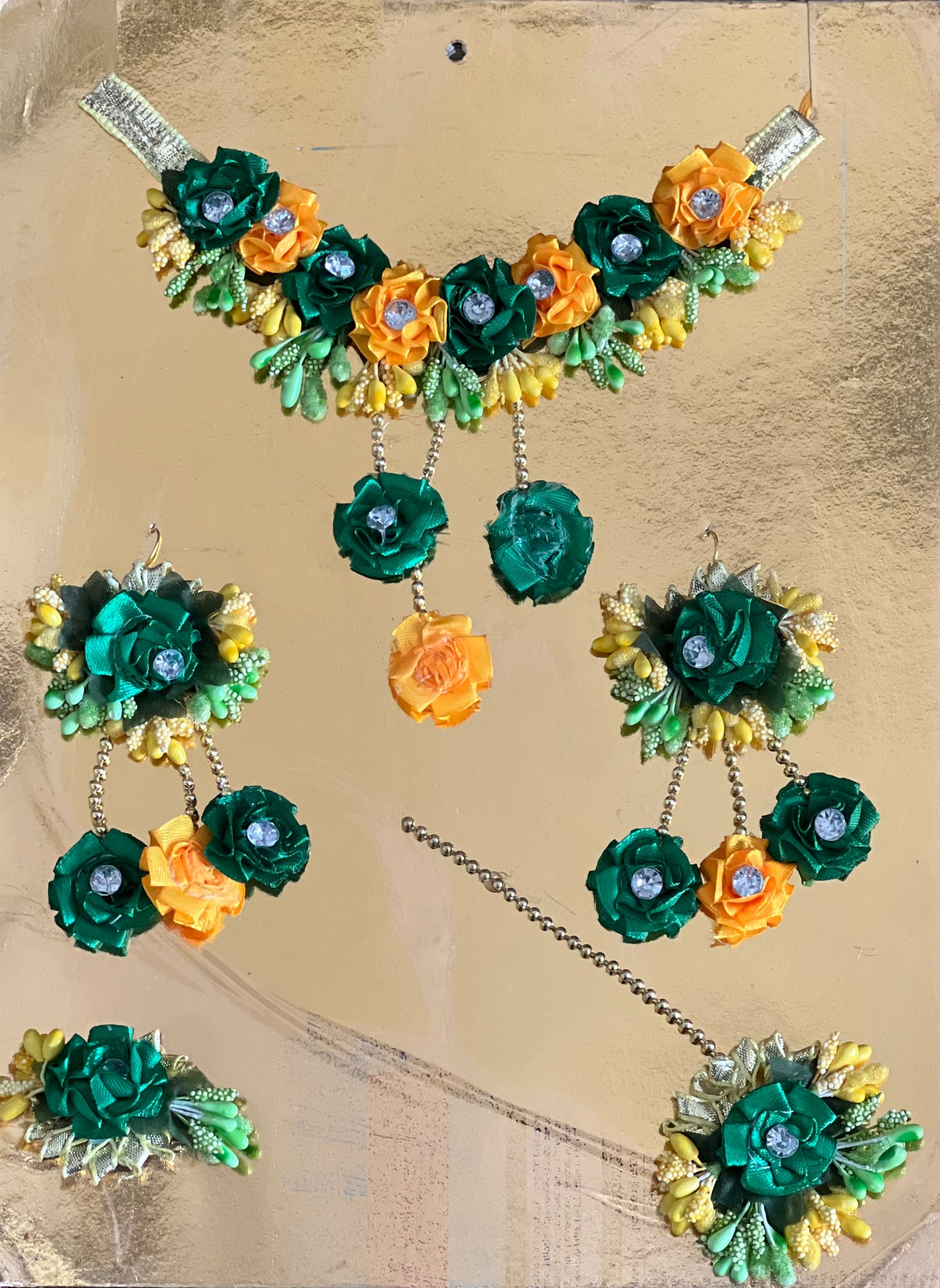 Artificial Flower Mehndi Set
