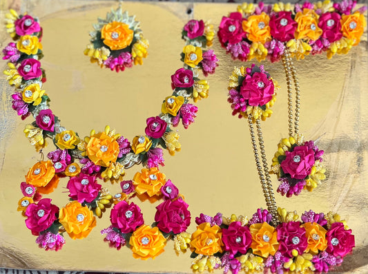 artificial flower mehndi set