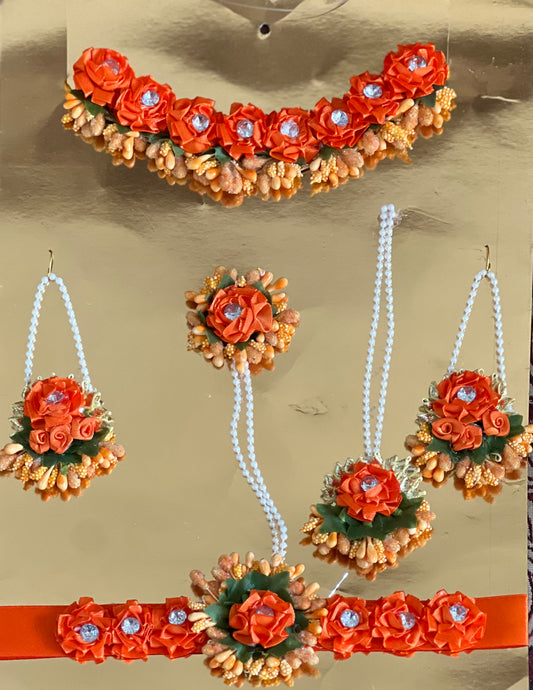 Artificial Flower Mehndi Set