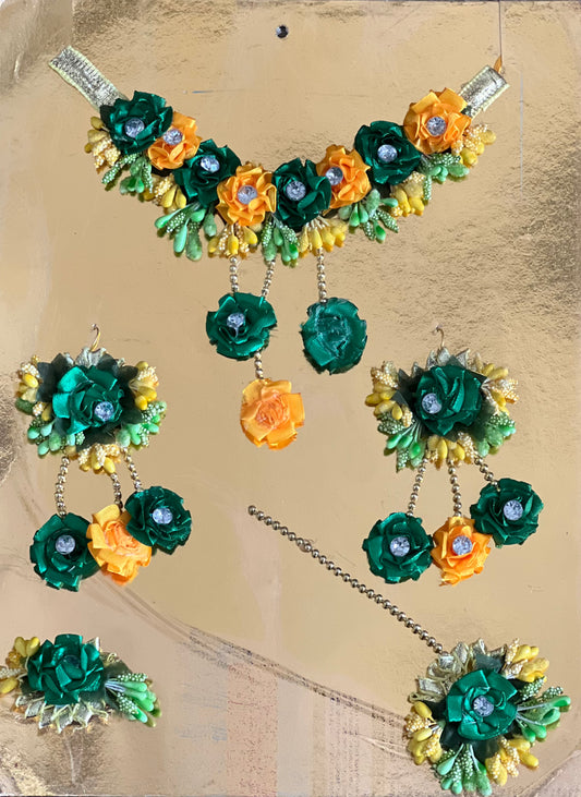 Artificial Flower Mehndi Set