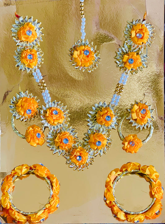 Artificial Flower Mehndi Set