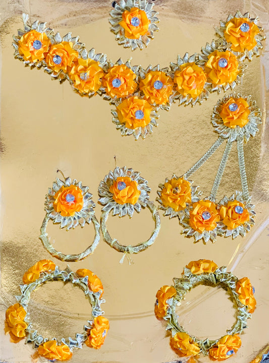 Artificial Flower Mehndi Set